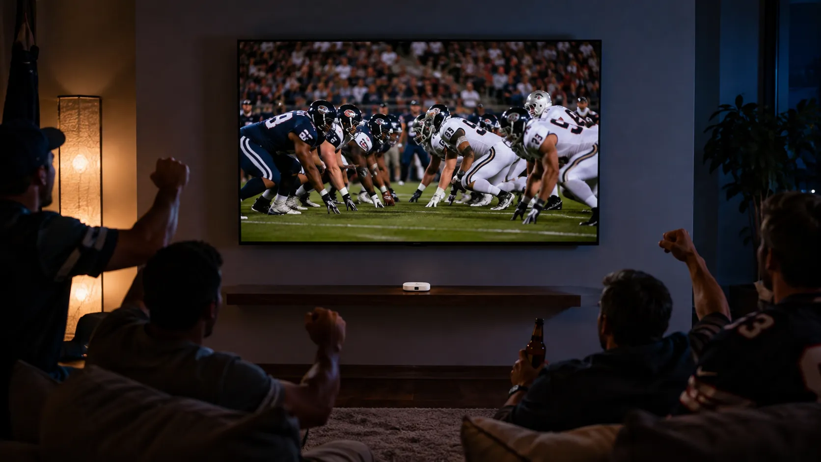 A household exploring sports and entertainment with CherryBox